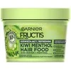 Garnier „Fructis Hair Food Kiwi Menthol“ kaukė sausiems ir riebiems plaukams prie šaknų, 400 ml