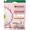 Garnier „Hydra Bomb“ raminamoji lakštinė kaukė su ramunėlių ekstraktu ir hialurono rūgštimi, 28 g