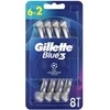 Gillette Blue3 Razor, 8 pc