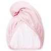 Rožinė GLOV_Dwustronny turban do włosów su mikrofibry i wegańskiej satyny, szybkie suszenie, anti-frizz Rožinė