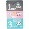 Pleistrai nuo spuogų Holika Holika Pig Clear Blackhead 3-step kit(genuine article sticker)