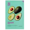 Holika Holika Pure Essence Mask Sheet - Avocado minkštinanti ir drėkinanti veido odą lakštinė veido kaukė su avokadų ekstraktu, 20 ml