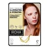 Veido kaukė Iroha Vitamin C + Hyaluronic Acid Illuminating &amp; Hydrating Mask, su vitaminu C ir hialurono rūgštimi, 20 ml