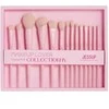 Jessup Makeup Lover Crystal Rožinė Collection IV makiažo šepetėlių rinkinys T495 14vnt.