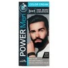 Joanna Power Men Color Kreminis 3in1 01 Juodas, 30 g