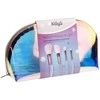 Killys Holo Makeup rinkinys iš 4 makiažo šepetėlių kosmetinėje