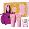 Kvepalų rinkinys moterims Versace Bright Crystal (EDT, 90 ml + kūno losjonas, 100 ml + dušo želė, 100 ml + kosmetinė)