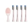 Lovio „SonicProtect PRO Sonic“ dantų šepetėlio galvutės, vidutinio kietumo, rausvos, LVTB124PK-HM, 5 vnt.