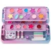 MARTINELIA Little Unicorn rinkinys Tin Case 3 Levels,11 akių šešėlių, 11 lūpų blizgių, 2 aplikatoriai, lipdukai, 2 plaukų gumytės, 2 segtukai