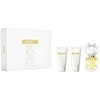 Set Moschino: Toy 2, Eau De Parfum, For Women, 50 ml + Toy 2, Hydrating, Losjonas kūnui, 50 ml + Toy 2, Dušo želė, For All Skin Ty