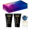 Moschino Toy 2 Pearl rinkinys parfum 5 ml + dušo želė 25 ml + kūno losjonas 25 ml