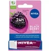 Nivea 24H Moisture Lip Blackberry Shine, 4,8 g