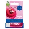 Nivea 24H Moisture lūpų dažai „Vyšnių spindesys“, 4,8 g