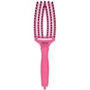 Plaukų šepetys džiovinimui Olivia Garden Fingerbrush Hot Rožinė Medium