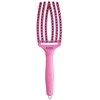 Rožinė OLIVIA GARDEN Amazonki Plaukų šepetys Fingerbrush Soft Rožinė Róż po zdrowie