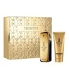 Rinkinys Paco Rabanne: 1 Million, tualetinis vanduo, vyrams, 100 ml + 1 Million, dušo želė, visiems odos tipams, 100 ml