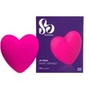 So Divine Je T'aime Heart prabangus širdies formos vibratorius Rožinė