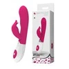 LYBAILE Pretty Love Felix-Silicone Vibrator, 30 fun. vibr. Rožinė