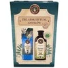 Waterclouds Receptury Zielarki „Herbal Ritual of the Senses“ rinkinys: medaus ir laimo šampūnas visiems plaukų tipams 350 ml + mėlynių vonios druska 700 g + plaukų juosta su kaspinu 1 vnt.