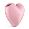 Klitorio masažuoklis Cutie Heart Light Raudona Satisfyer (rožinis)