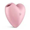 Klitorio masažuoklis Cutie Heart Light Raudona Satisfyer (rožinis)