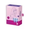 Satisfyer Menstruacinė taurelė Pasijauskite savimi patenkinti (mėlyna)