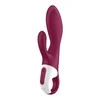 „Satisfyer Heated Affair“ šildomas triušio formos vibratorius su violetine spalva