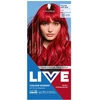 „Schwarzkopf Live Ultra Brights“ arba „Pastel 092 Vivid Raudona“.