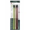 Swissdent Profi Colours minkštas vidutinio dydžio dantų šepetėlis 2 vnt. + 1 vnt.