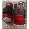 Tenga Vibratorių rinkinys „Cup Vibrator“ – puodelio vibratorius + vibracijos modulis masturbatoriams