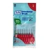 Tarpdančių šepetėliai TePe Original 0.5mm Raudona, 8 vnt