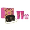Versace Bright Crystal Absolu for Women (Rinkinys Moterims) EDP 90ml + Losjonas kūnui 100ml + Dušo želė 100ml + Kosmetinis krepšelis