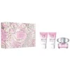 Versace Bright Crystal rinkinys moterims (EDT, 50 ml + kūno losjonas, 50 ml + dušo želė, 50 ml)