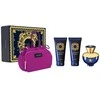 Kvepalų rinkinys moterims Versace Dylan Blue Pour Femme (EDP, 100 ml + kūno losjonas, 100 ml + dušo želė, 100 ml + kosmetinė)