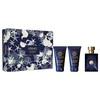 Versace Dylan Mėlyna Pour Homme Eau De Toilette, 50 ml Purškiklis Gel De Baño, 50 ml Balsamo After Shave, 50 ml