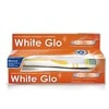 White Glo Baltas Glo Anti-Plaque balinanti dantų pasta, skirta pašalinti ir užkirsti kelią akmenų susidarymui 100ml + šepetėlis