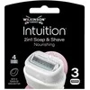 Wilkinson Intuition maitininantis įdėklai su 4 ostrzami 3 vnt.