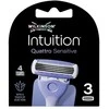 Wilkinson Sword Wilkinson Intuition Quattro Sensitive wkład su 4 ostrzami 3 vnt.