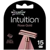 Wilkinson Intuition Rose Gold tris kartus padengti peiliukai 15 vnt.