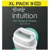 Wilkinson Sword Wilkinson Intuition Sensitive įdėklai su 4 ostrzami 9szt