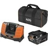AEG Powertools AEG - 18v įkroviklio paketas + 1 Pro ličio 18V 4 -0 Ah didelės paklausos akumuliatorius - Su apačia. - Setl1840shd