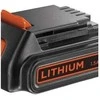 Black & Decker akumuliatorius su oranžiniu mygtuku
