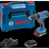 Bosch Akumuliatorinis smūginis gręžtuvas-suktuvas GSB 18V-21, 2x2.0Ah