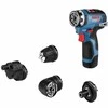 Akumuliatorinis suktuvas-gręžtuvas BOSCH GSR 12V-35 FC Solo su priedais