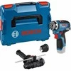 Akumuliatorinis suktuvas-gręžtuvas BOSCH GSR 12V-35 FC Solo su priedais