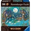 Ravensburger Medinė dėlionė 500 vnt. - Magiškas miškas