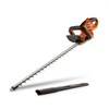 POWERPLUS Dvigubo galingumo aukščio dydis Powdpg7536 - 40 V akumuliatorius, be akumuliatoriaus ir įkroviklio, 670 mm ašmenys, 22 mm nuokrypis