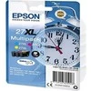 EPSON 27XL žadintuvo kasetė – žydra, purpurinė ir geltona – 3x10,4 ml – 100 puslapių