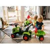 Vaikiškas traktorius Falk Baby Claas, su priekaba, žalias