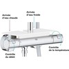 Grohe dušo kolonėlė su termostatiniu maišytuvu Vitalio Start 250, dušo galvute 250 mm, dušo 2 srovės, 26816000